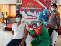 Percepat Indonesia Sehat, Polres Tabanan Gelar Vaksinasi Massal