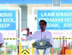 Presiden Jokowi Resmikan Jalan Tol Binjai-Langsa Seksi I Binjai-Stabat