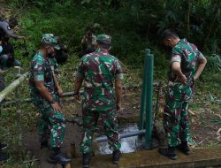 Tinjau Lokasi Pembangunan Pompa Hidram, Pangdam : Program Tetap di Lanjutkan