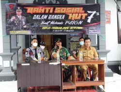 Bakti Sosial, Sambut HUT ke-7 Yonif Mekanis 741/GN