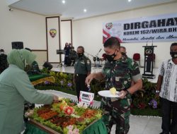 HUT Korem 162/WB Ke 61, Diselenggarakan Dengan Sederhana Namun Bermakna