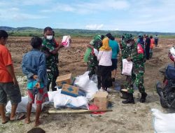 Lakukan Intervensi di Desa Laindeha, Kodim 1601/Sumba Timur Tanam Jagung dan Kedelai