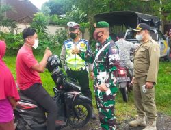 Tim Gabungan di Lombok Timur Gelar Operasi Yustisi Masker