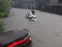 Akibat Hujan dan Got Mampet, Banjir Terjang Kuta Utara Badung