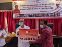 Pemkab Bangli Evaluasi Program Kerja PMI Kabupaten Bangli