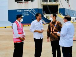 Presiden Jokowi Lepas Ekspor Kendaraan di Pelabuhan Patimban Subang