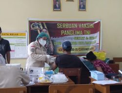 Gencarkan Vaksinasi Di Wilayah Kodim Mataram, Masyarakat Begitu Antusias