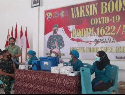 Prioritaskan Prajurit dan KBT, Kodim 1622/Alor Gelar Vaksinasi Booster