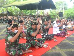 Tingkatkan Bakti dan Kedamaian, Kodam IX/Udayana Gelar Dharma Shanti Hari Raya Nyepi