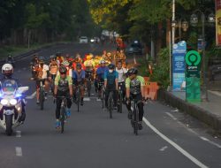 Gowes Jumat Sehat, Kodam IX/Udayana Jaga Kekompakan dan Kebersamaan