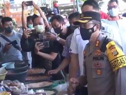 Pastikan Stok Minyak Goreng Cukup, Kapolres Denpasar Sidak Pasar