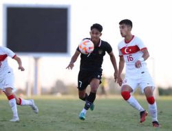 Laga Uji Coba, Timnas U-20 Kalah Tipis 1-2 Lawan Turki