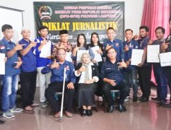 Tingkatkan Profesionalisme, SPRI Lampung Gelar Diklat Jurnalis