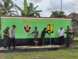 Dandim 1611/Badung Serahkan Bantuan Pompa Hidram Air Bersih Program TNI Manunggal Air kepada Perbekel Desa Ayunan, Abiansemal