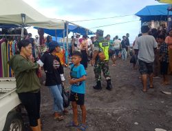 Perayaan Galungan Di Pantai Desa Kampung Kusamba Dikawal Babinsa.