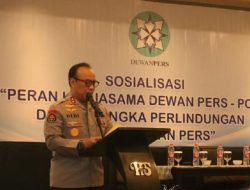 Polri dan Dewan Pers Sosialiasi Perlindungan Kemerdekaan Pers