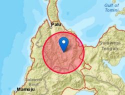 Gempa Berpusat di Darat Berkekuatan M5,5 Guncang Sigi Sulawesi Tengah