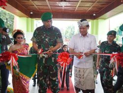 Resmikan Gedung Makodim Klungkung, Danrem 163/WSA Berpesan Jaga Kemanunggalan TNI-Rakyat