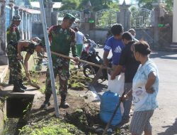 Sambut Semana Santa, Kodim 1624/Flotim Bersama Masyarakat Ciptakan Larantuka Bersih