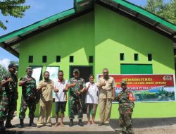 Setelah Sebulan Direhab, Dandim Flotim Resmikan 3 Unit Rumah Program Praja Raksaka Peduli Rakyat