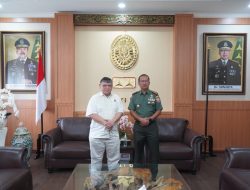 Hari Pertama Tugas di Bali, Danrem 163/Wira Satya Silahturahmi ke Kejati Bali