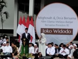 Hadiri Istighosah Rabithah Melayu Banjar, Jokowi Beberkan Alasan Penting Pindah Ibu Kota