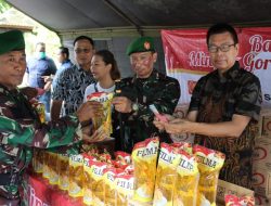 “Bakso Urat”, Kodim 1611/Badung Gelar Bazar Minyak Goreng Murah