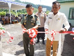 Dianggap Sangat Perlu, Danrem 162/WB Resmikan Pos Koramil Selong Belanak