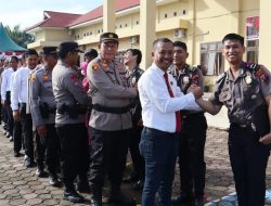 Kasatreskrim AKP Hitler Hutagalung Sampaikan Ini kepada 13 Bintara Naik Pangkat