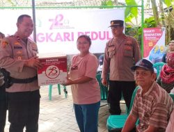 Rangkaian Hari Bhayangkara ke-78, Polres Metro Tangerang Kota Gelar Bakti Kesehatan dan Penyaluran Sembako di Karawaci Tangerang