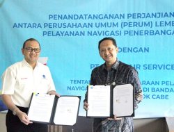 Pelita Air dan AirNav Indonesia Tandatangani Perjanjian Kerja Sama Layanan Navigasi Penerbangan di Bandara Pondok Cabe