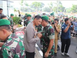 HUT Bhayangkara ke-78, Danrem 052/Wijayakrama Beri Kejutan ke Kapolres