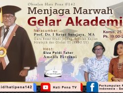 SATUPENA Ungkap Pentingnya Menjaga Marwah Gelar Akademik