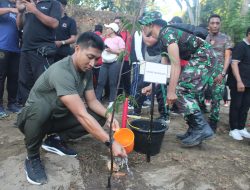 Jaga Kelestarian Alam, Dandim 1611/ Badung Tanam Pohon