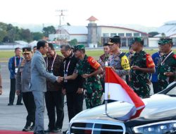 Pangdam Zamroni sambut Kedatangan Presiden RI