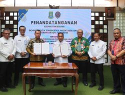 Dorong Penggunaan Transportasi Umum, Pj Wali Kota Tangerang Teken MoU dengan BPTJ