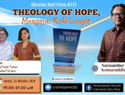 Webinar SATUPENA Hadirkan Komaruddin Hidayat Bedah Buku “Theology Of Hope”