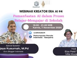 Kreator Era AI Ungkap Pemanfaatan Artificial Intelligence dalam Proses Belajar-Mengajar di Sekolah