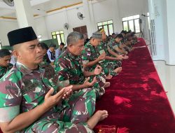 Memperingati Hari Juang TNI AD, Korem 092/Maharajalila Gelar Doa Bersama