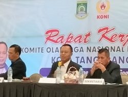 KONI Kota Tangerang Gelar Rapat Kerja, Siap Pertahankan Juara Umum Porprov 2026