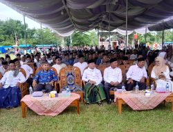 Bupati Mesuji Terpilih Elviana Khamamik Hadir di Acara HUT Desa Margo Bhakti Ke-12