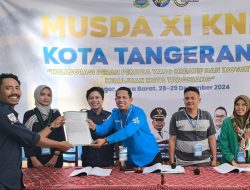 Dede Maulana Faisal Terpilih Sebagai Ketua KNPI Kota Tangerang