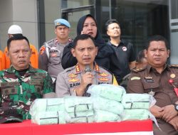 Polres Metro Tangerang Kota Musnahkan Sabu 17, 7 Kilogram