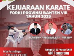 Ratusan Atlit Karate Kota Tangerang akan Memeriahkan Turnament Kejurprov Banten VIII Tahun 2025