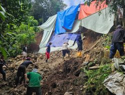 Longsor Kembali Terjadi di Cibadak Sukabumi, Warga Khawatir Akan Longsor Susulan