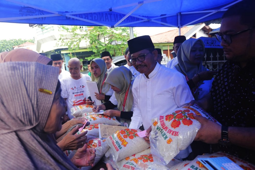 Laris Manis! Gerakan Gampang Sembako Murah Diserbu Masyarakat Kota Tangerang